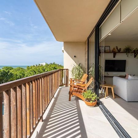 Hermoso Departamento Con Vista Al Mar Holbox Eksteriør billede