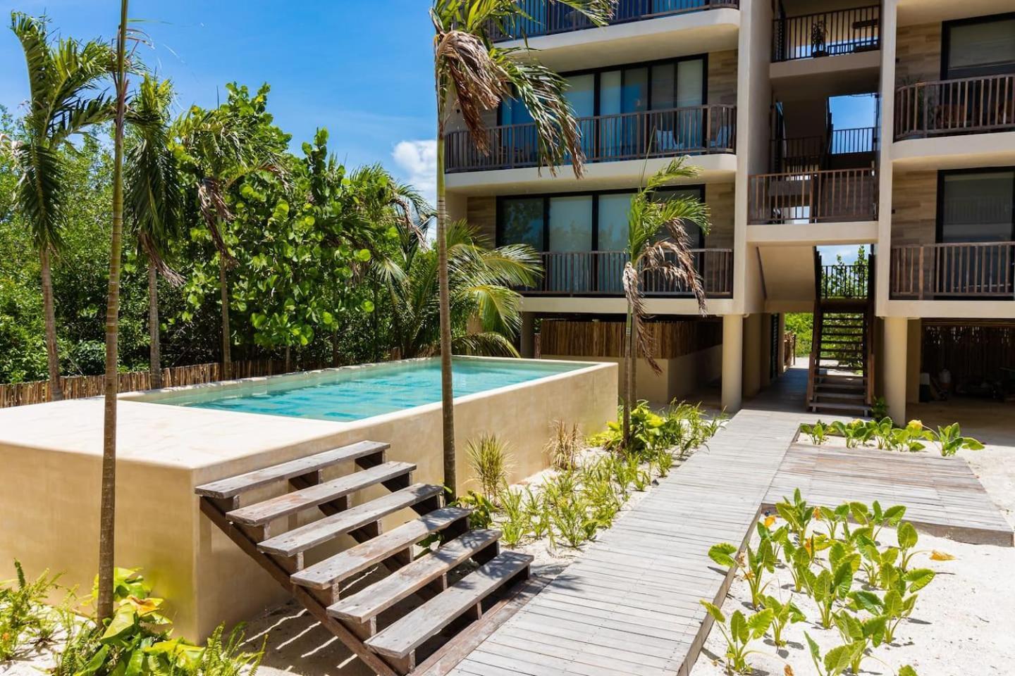 Hermoso Departamento Con Vista Al Mar Holbox Eksteriør billede