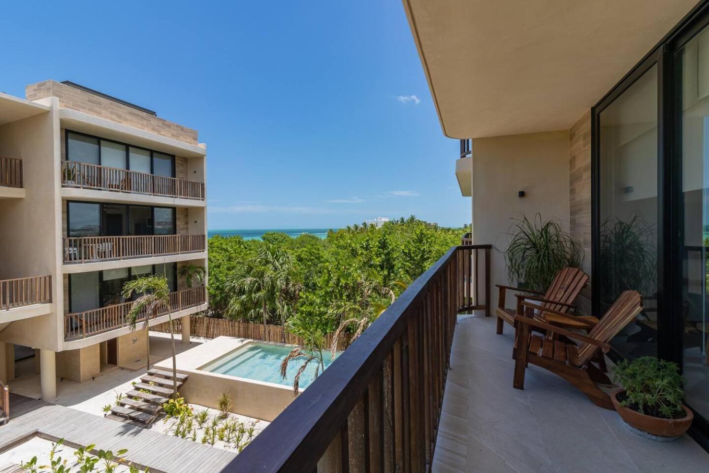 Hermoso Departamento Con Vista Al Mar Holbox Eksteriør billede