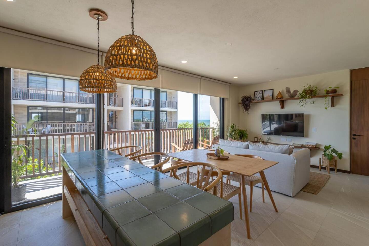 Hermoso Departamento Con Vista Al Mar Holbox Eksteriør billede