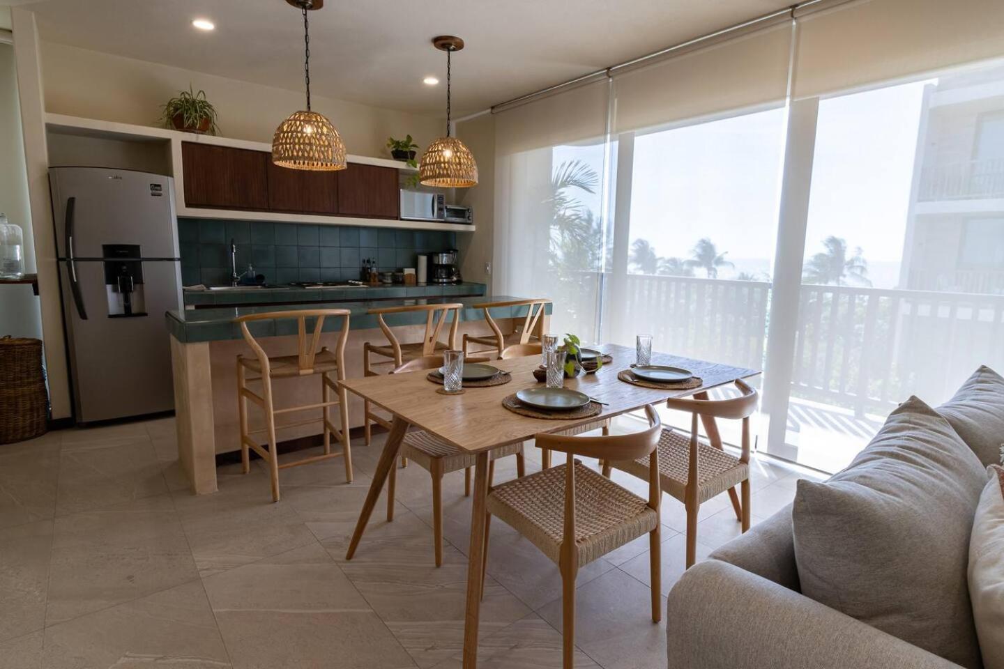 Hermoso Departamento Con Vista Al Mar Holbox Eksteriør billede